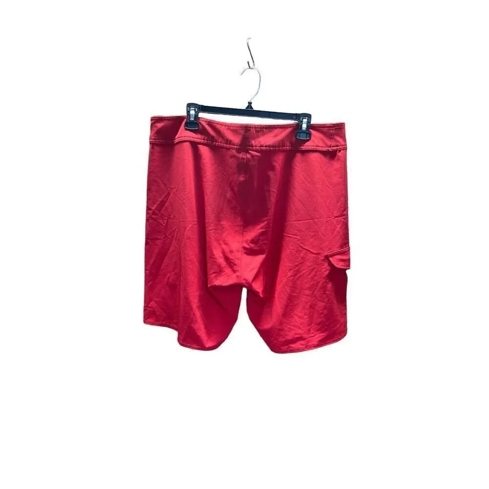 Burnside Red Trunks Swim Size 38